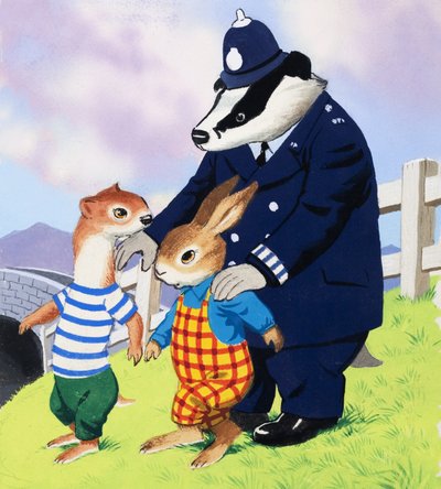 Tufty et le policier blaireau - English School